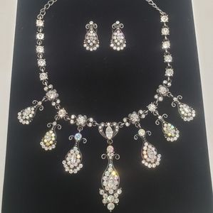 Necklace with matching earrings